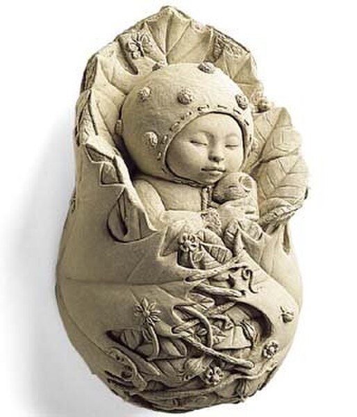 Garden Pixie Sculpture The Stone Pixies Wall Plaque